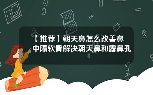 【推荐】朝天鼻怎么改善鼻中隔软骨解决朝天鼻和露鼻孔