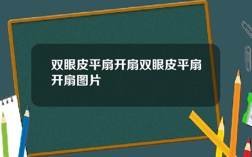 双眼皮平扇开扇双眼皮平扇开扇图片