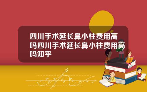 四川手术延长鼻小柱费用高吗四川手术延长鼻小柱费用高吗知乎
