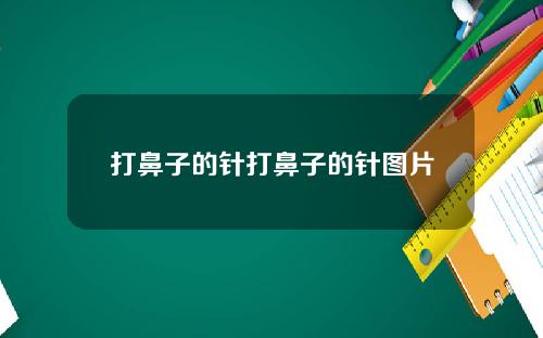 打鼻子的针打鼻子的针图片