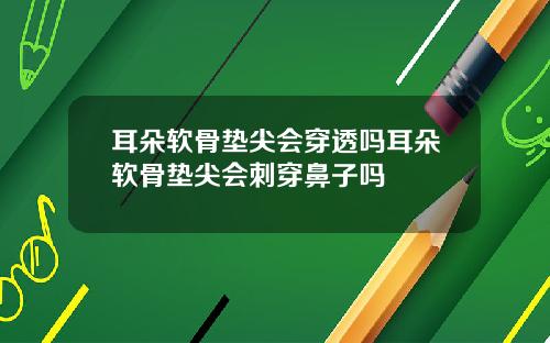 耳朵软骨垫尖会穿透吗耳朵软骨垫尖会刺穿鼻子吗