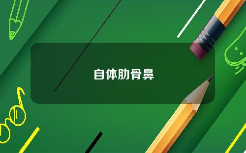 自体肋骨鼻