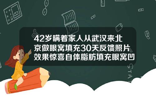 42岁瞒着家人从武汉来北京做眼窝填充30天反馈照片效果惊喜自体脂肪填充眼窝凹陷可以维持多久吸收