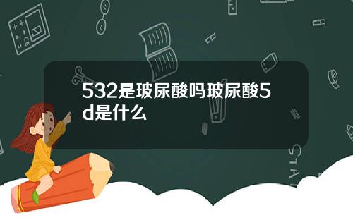 532是玻尿酸吗玻尿酸5d是什么