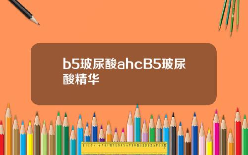 b5玻尿酸ahcB5玻尿酸精华