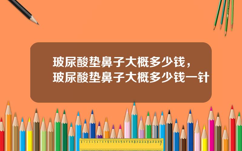 玻尿酸垫鼻子大概多少钱，玻尿酸垫鼻子大概多少钱一针